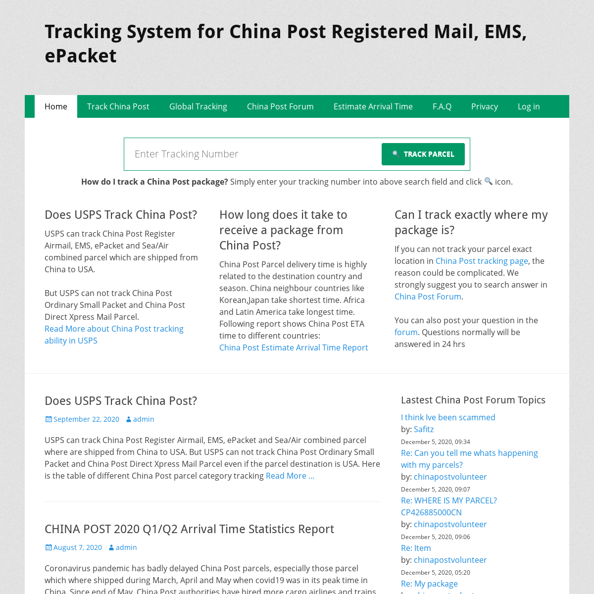 A complete backup of track-chinapost.com
