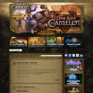 A complete backup of camelotherald.com