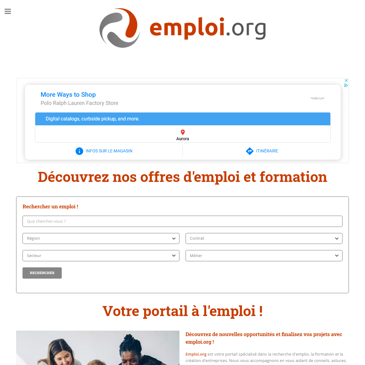 A complete backup of emploi.org