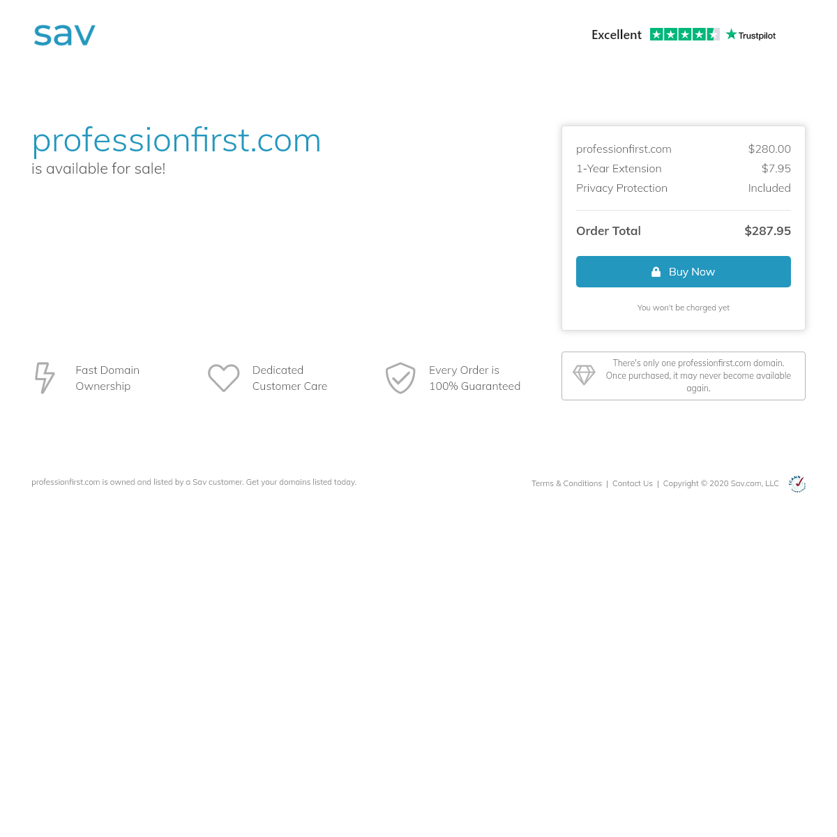 professionfirst.com Is for Sale