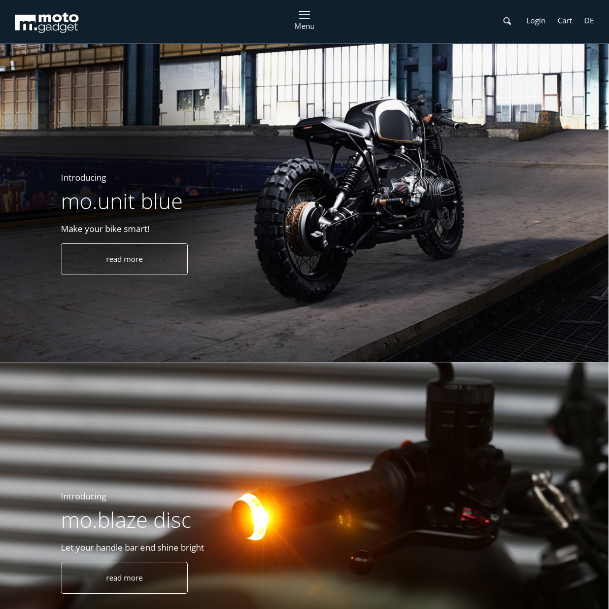 A complete backup of motogadget.com