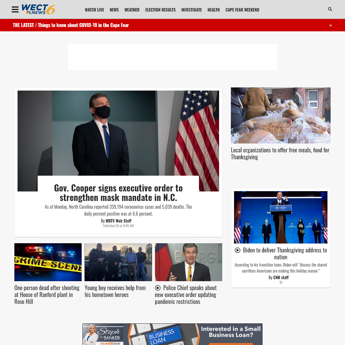 A complete backup of wect.com