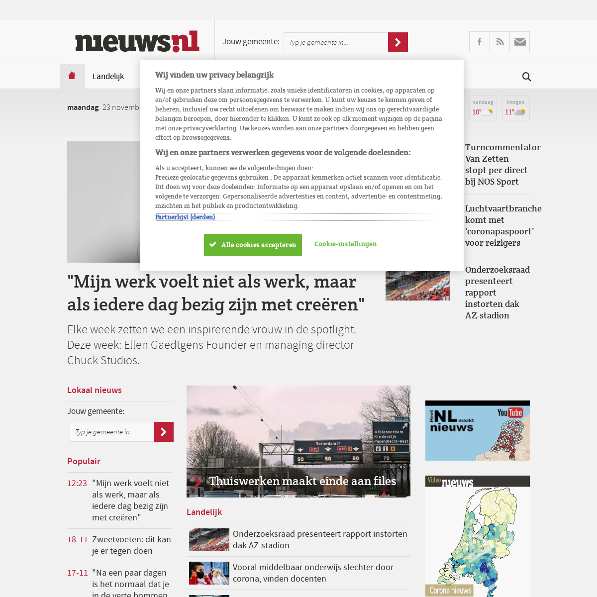 A complete backup of nieuws.nl
