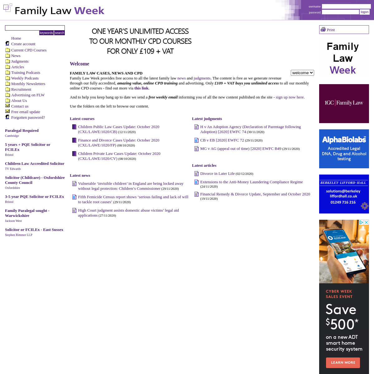 A complete backup of familylawweek.co.uk