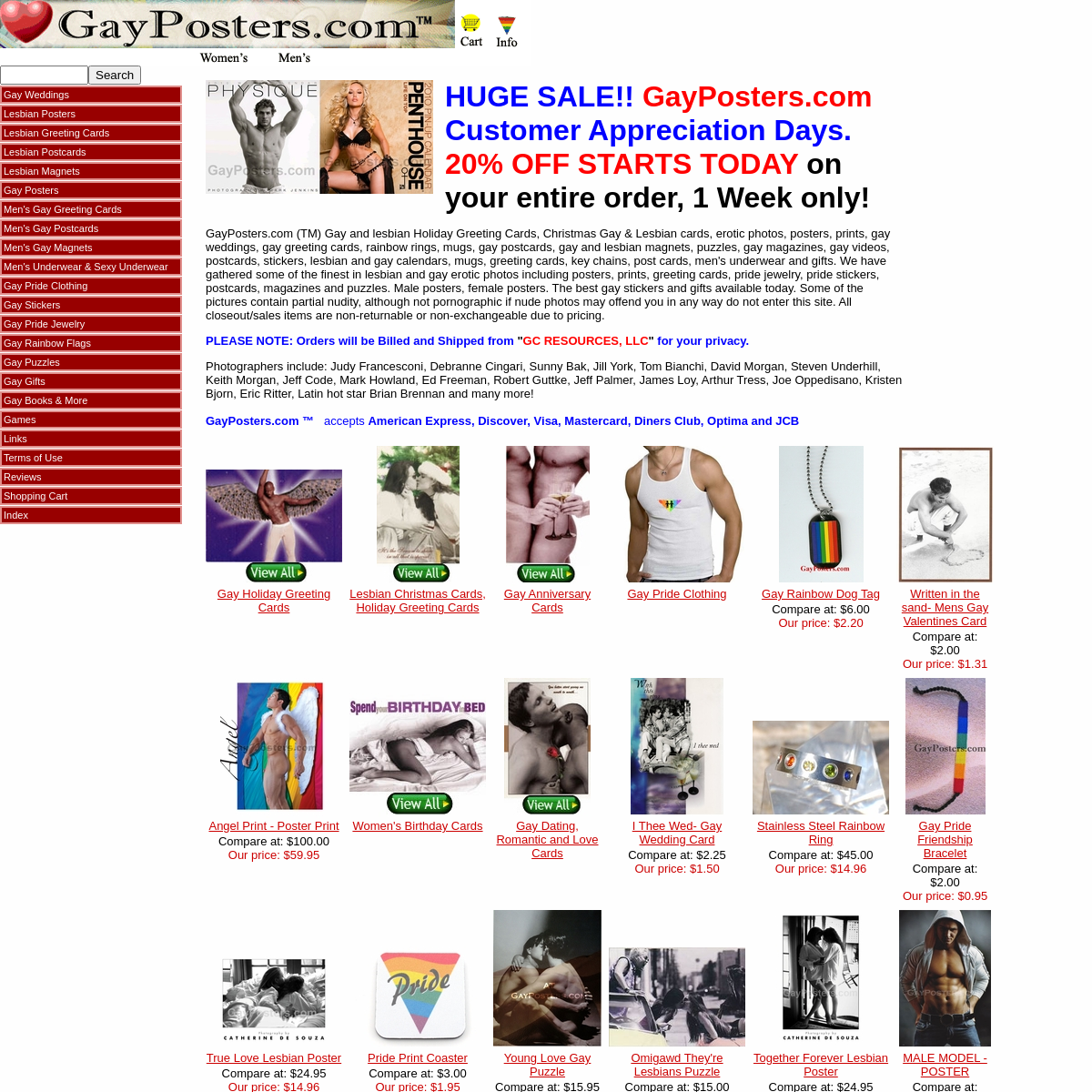A complete backup of www.gayposters.com