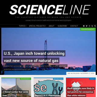 A complete backup of scienceline.org