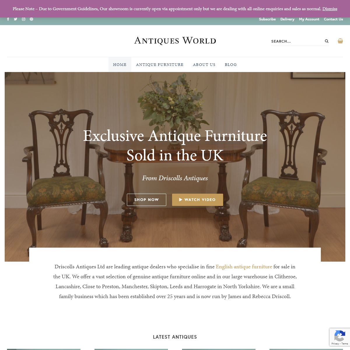 A complete backup of antiquesworld.co.uk