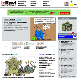 Bienvenue sur leravi.org ! Mensuel satirique en rÃ©gion Paca - le Ravi