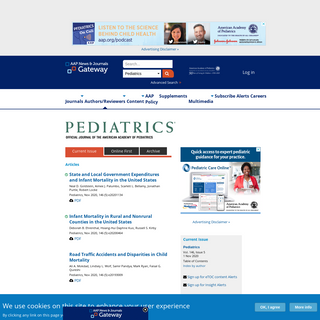 A complete backup of pediatrics.org
