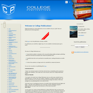 College Publications - Home