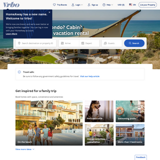 A complete backup of homeaway.com
