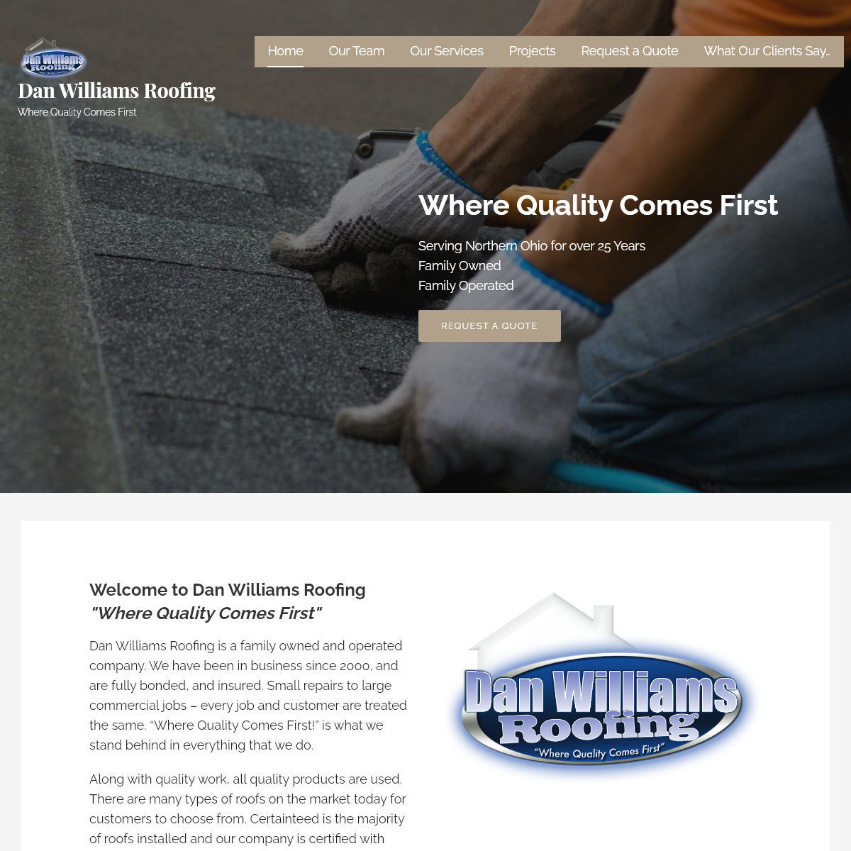 A complete backup of danwilliamsroofing.com