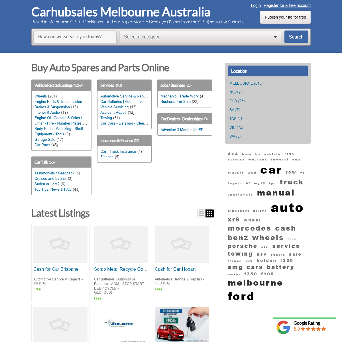 A complete backup of carhubsales.com.au