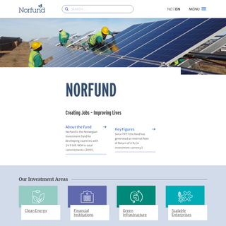 A complete backup of norfund.no
