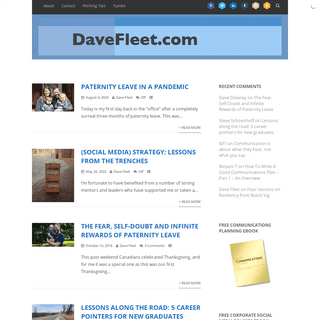 A complete backup of davefleet.com