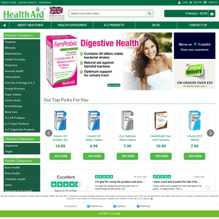 A complete backup of healthaid.co.uk