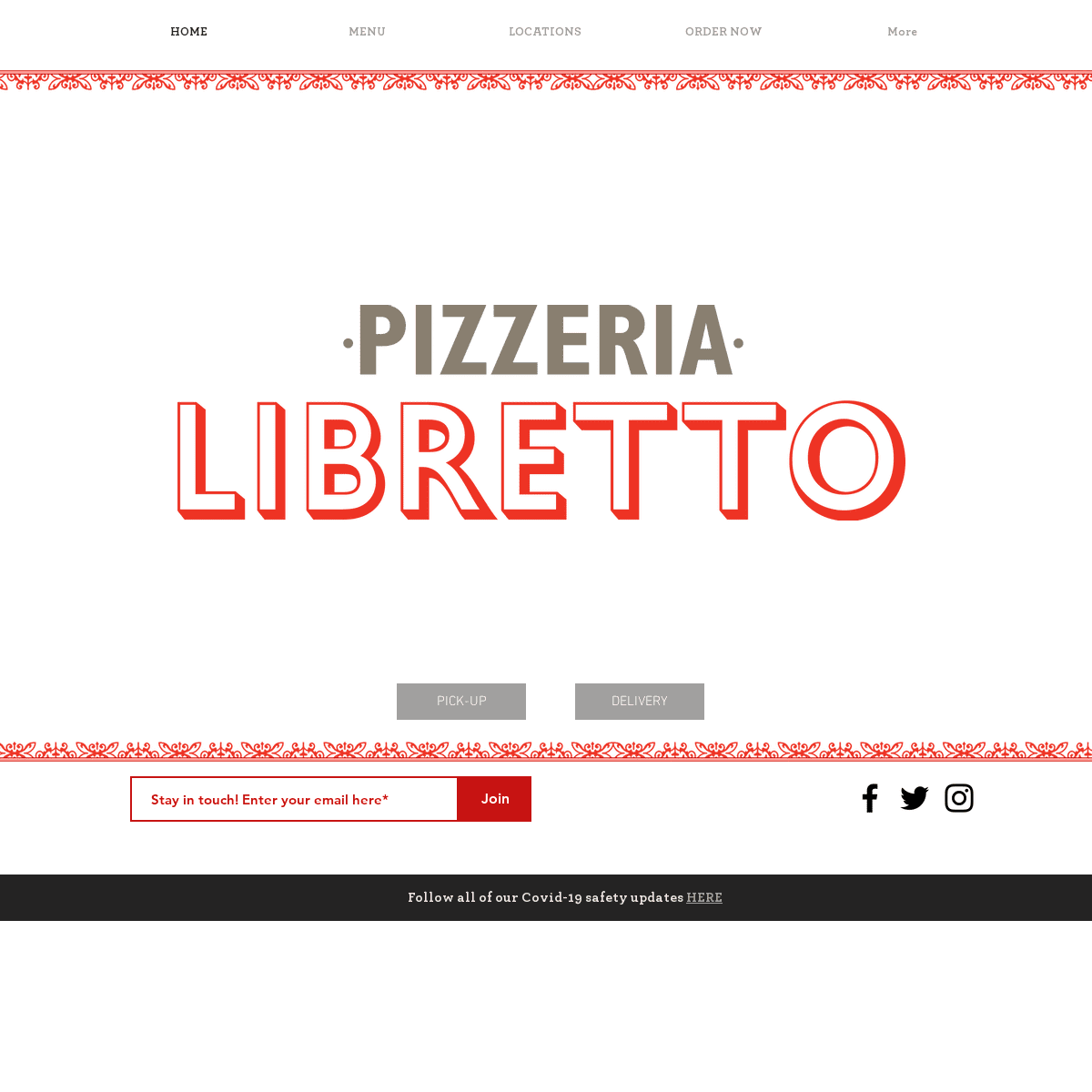 A complete backup of pizzerialibretto.com