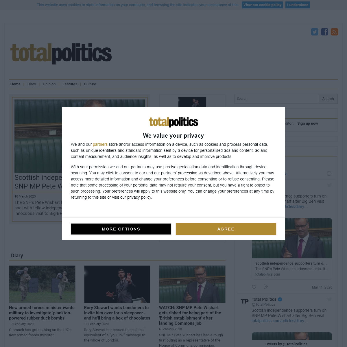 A complete backup of totalpolitics.com