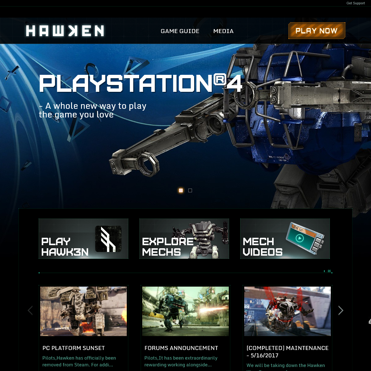 A complete backup of playhawken.com