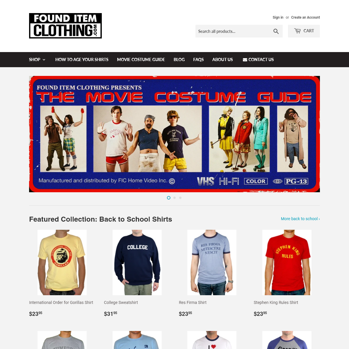 A complete backup of founditemclothing.com