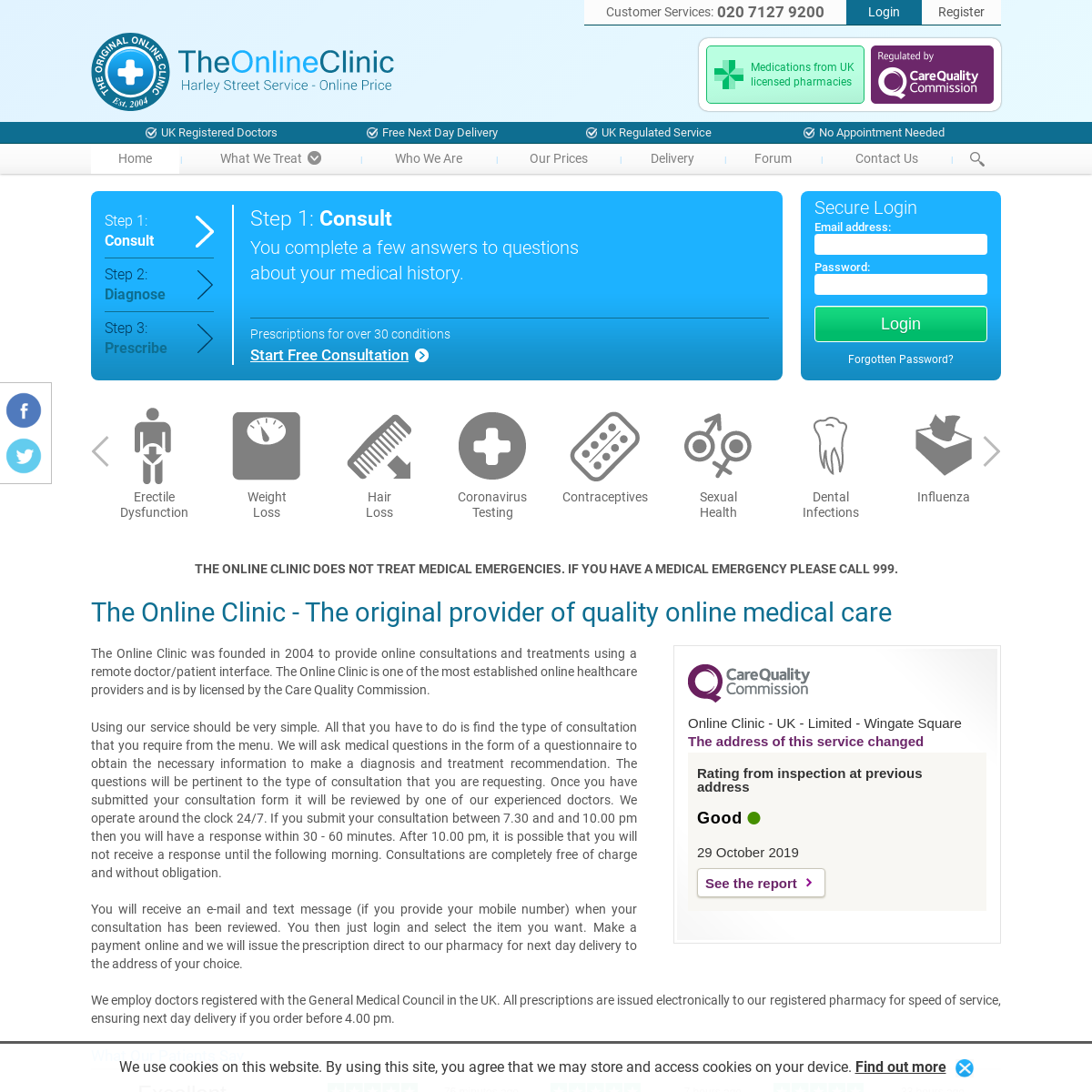 A complete backup of theonlineclinic.co.uk
