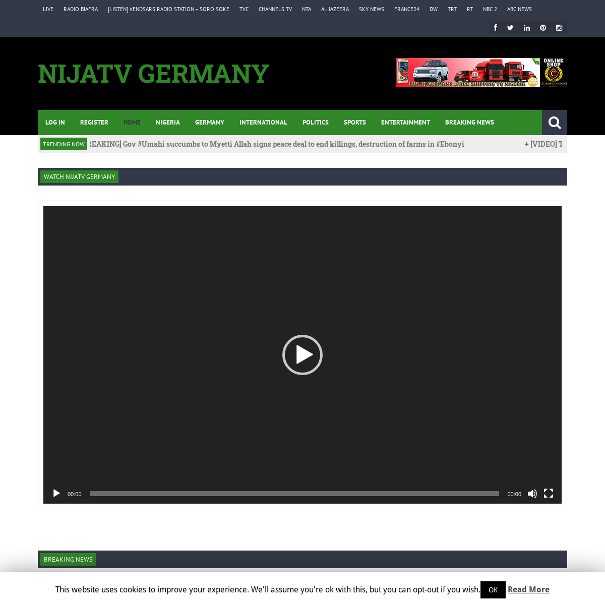 HOME - NijaTV GermanyNijaTV Germany - Made in Germanyâ€¦Proudly Nigeria