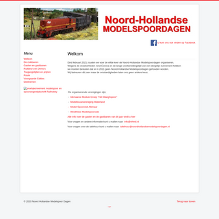 A complete backup of noordhollandsemodelspoordagen.nl