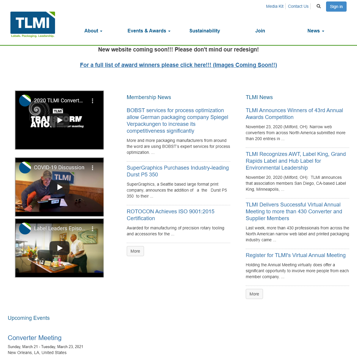 A complete backup of tlmi.com