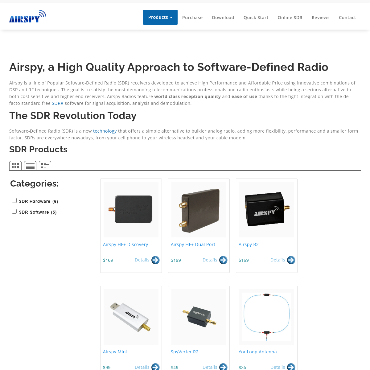 A complete backup of airspy.com