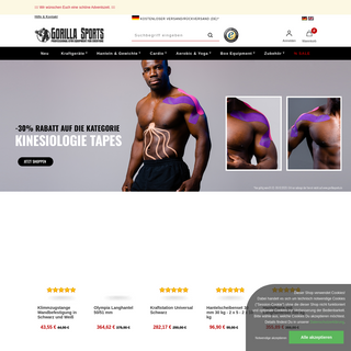 Online Shop fÃ¼r Bodybuilding & Fitness -Â Gorilla Sports