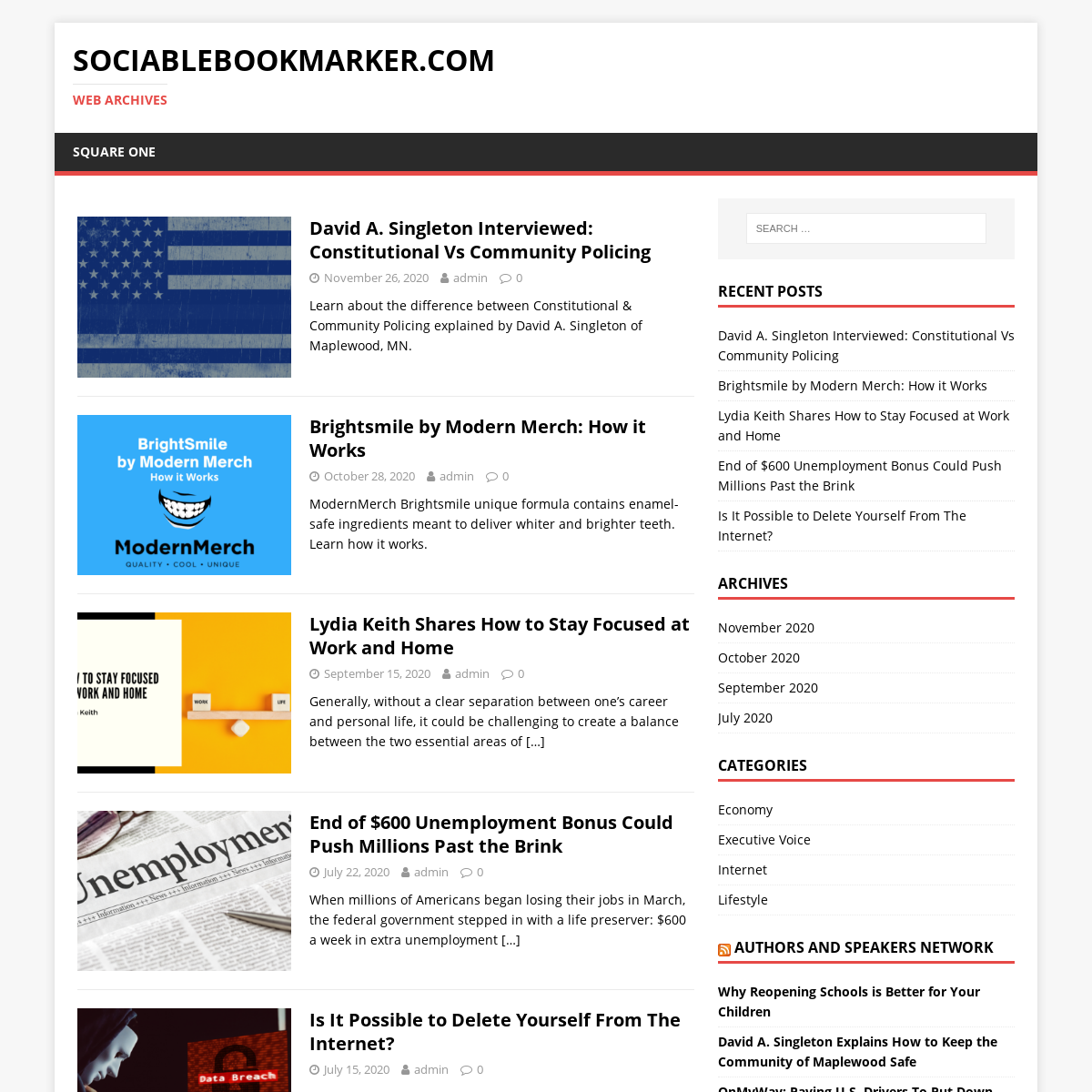 A complete backup of sociablebookmarker.com