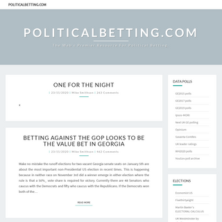 A complete backup of politicalbetting.com