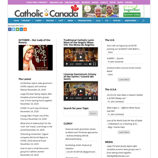 A complete backup of catholicanada.com
