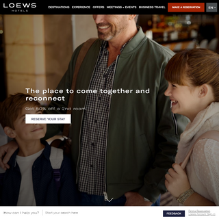 A complete backup of loewshotels.com