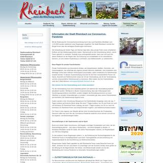 A complete backup of rheinbach.de