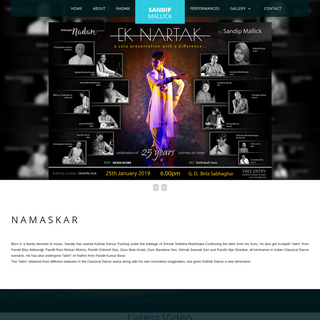 Sandip Mallick - Kathak Dancer