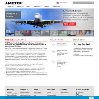 A complete backup of ametek.com