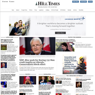 The Hill Times - People. Policy. Politics.