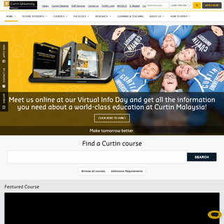 A complete backup of curtin.edu.my