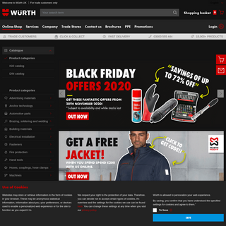 A complete backup of wurth.co.uk