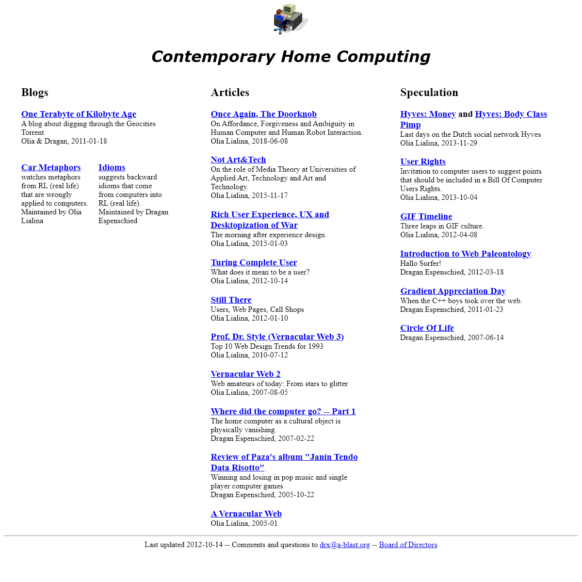 A complete backup of contemporary-home-computing.org