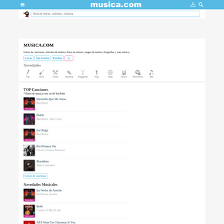 A complete backup of musica.com