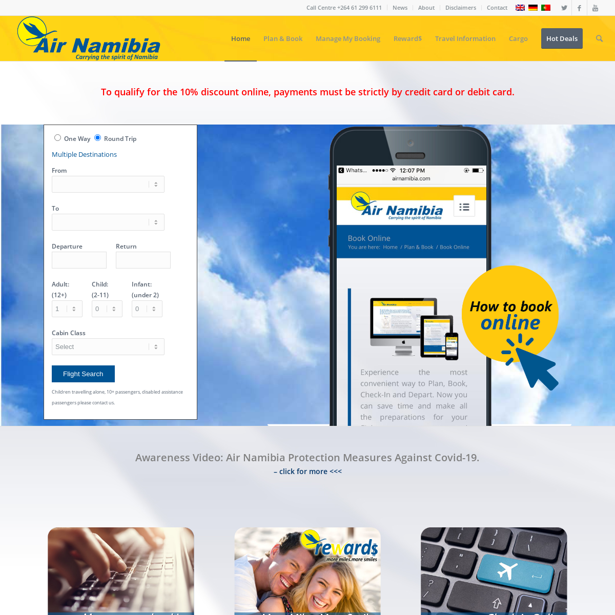 A complete backup of airnamibia.com