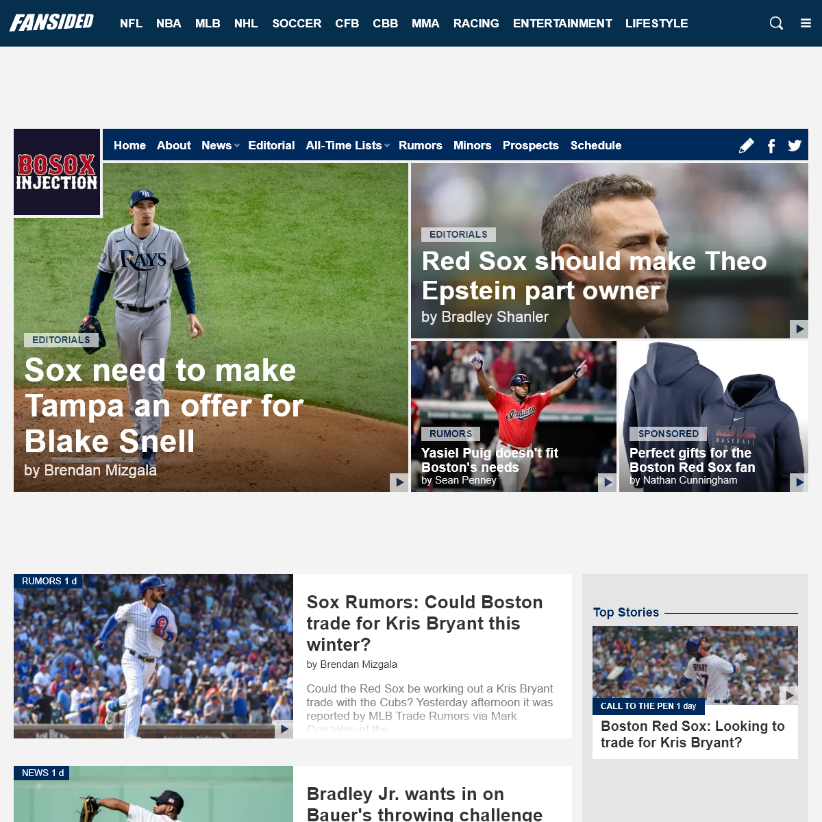 BoSox Injection - A Boston Red Sox Fan Site - News, Blogs, Opinion and More