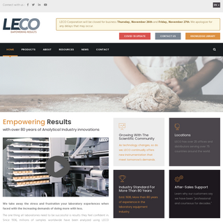 LECO Corporation - Empowering Results - LECO Corporation