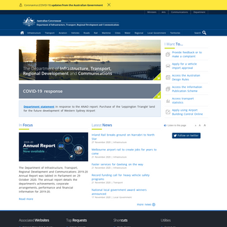 A complete backup of infrastructure.gov.au
