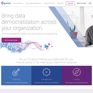Data Quality Management Solutions & Services - Experian