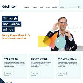 Bristows - Seeing things differently for those shaping tomorrow.