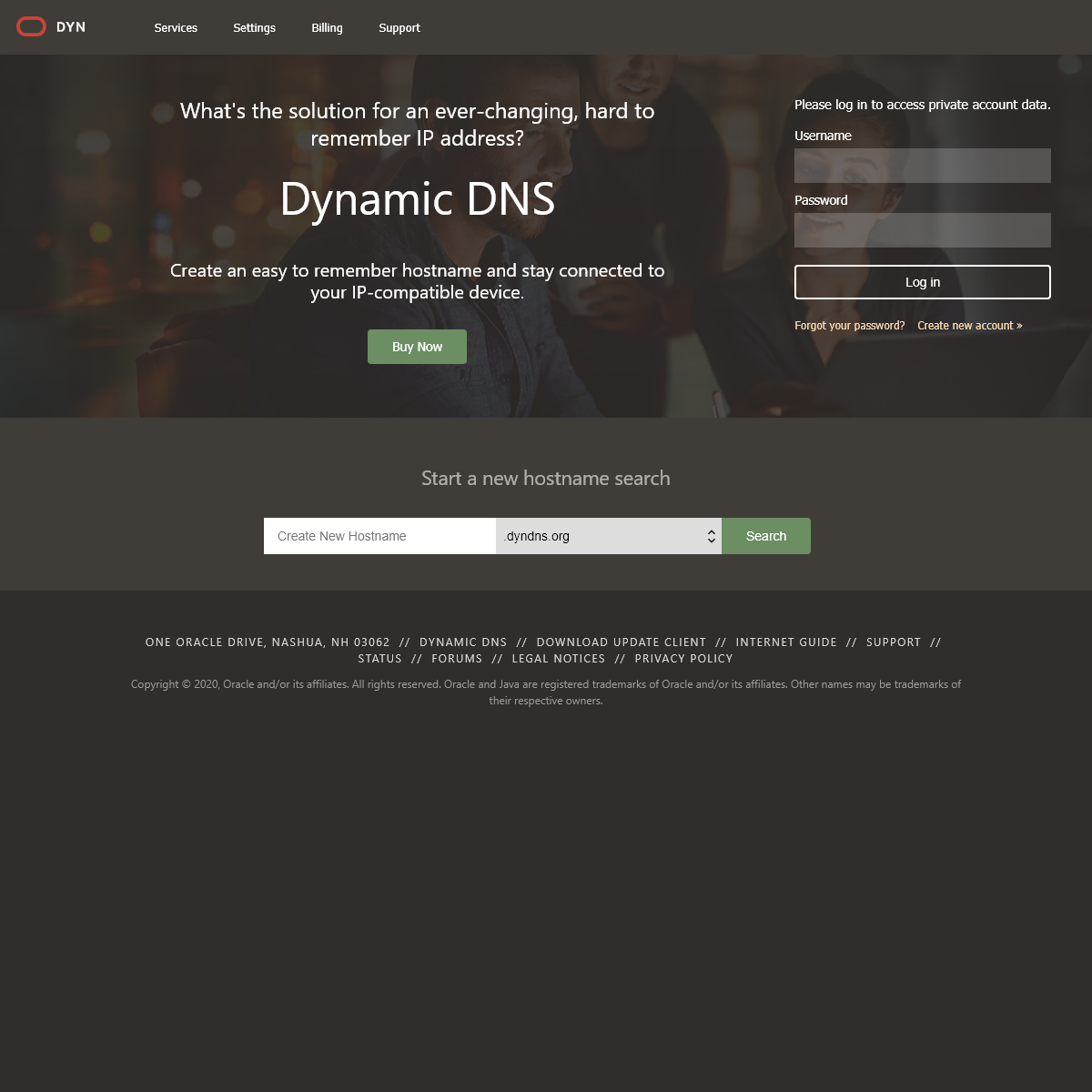 A complete backup of dyndns.com