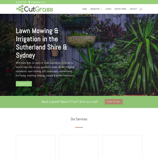 A complete backup of cutgrass.com.au